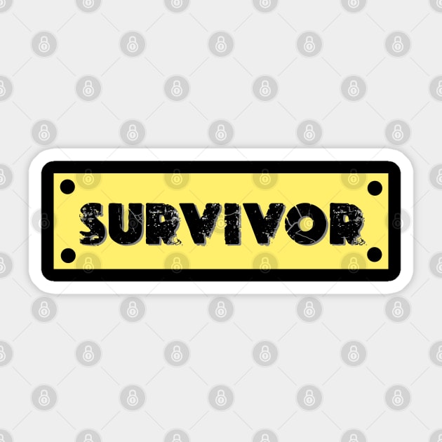 Hate Survivor Sticker by Lamink